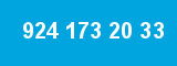 924 173 20 33